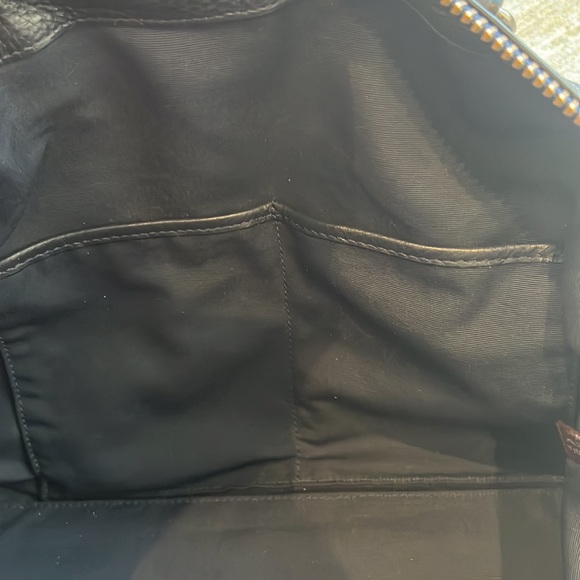 Like New navy blue Coach convertible purse. - Picture 6 of 7